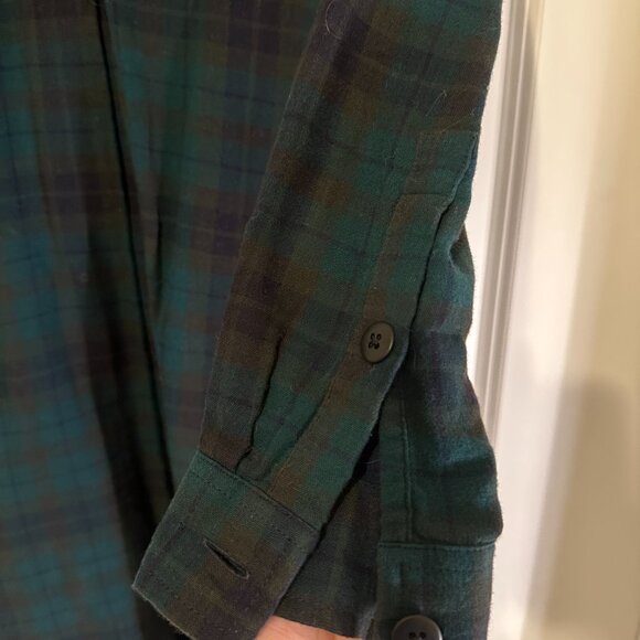 Madewell Green Plaid Shirt Dress, Size XXS - Picture 8 of 9